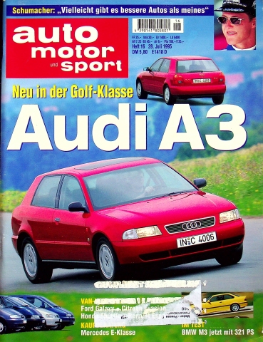 Deckblatt Auto Motor und Sport (16/1995)